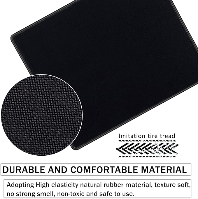 SaiTech IT 12 Pack Waterproof Mouse Pad, 8.66x7.1 inch, non-slip rubber - Image 4