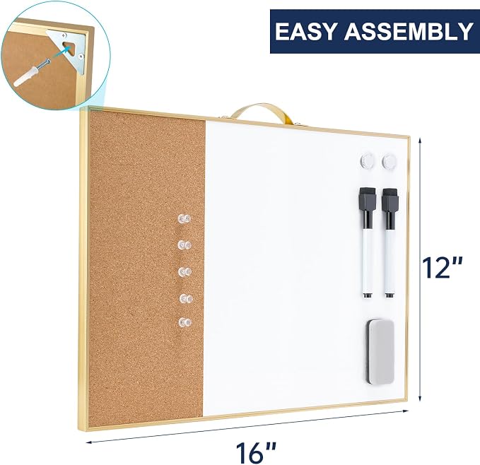 Small Cork Board Whiteboard Combo - Image 3