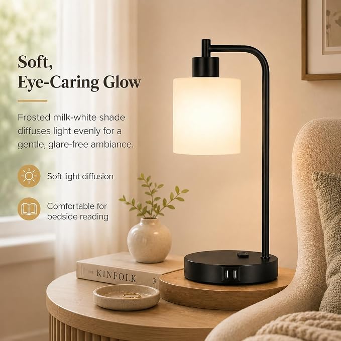 Set of 2 Industrial Touch Control Table Lamps - Image 3