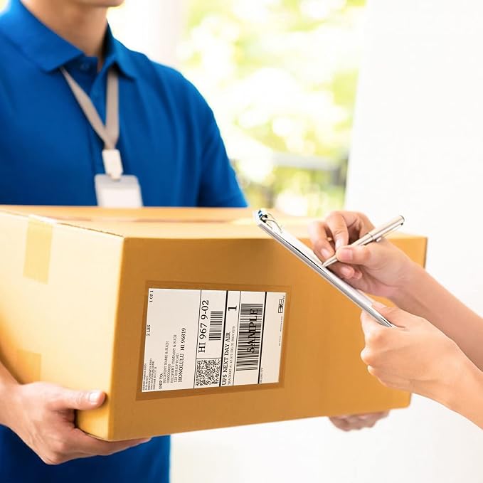 Shipping Label Sleeves 100Pcs, 7.5x5.5 Inches - Image 3