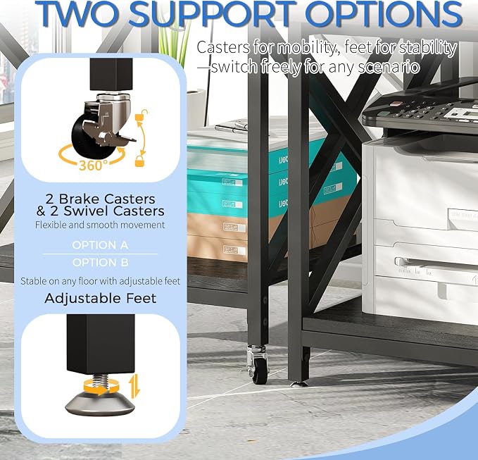METYERRY Large Printer Stand - Image 6
