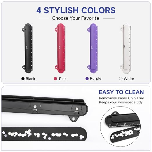3 Hole Punch Portable Binder Punch - Image 7