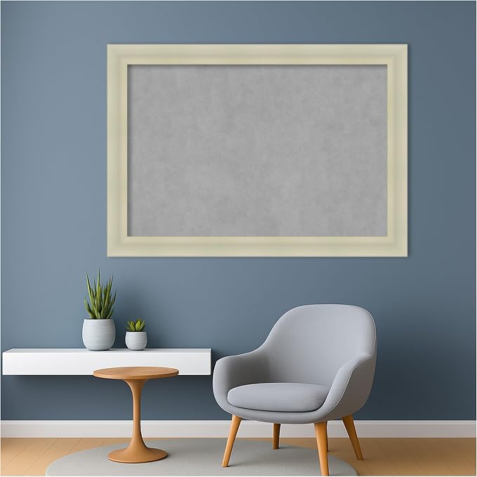 Amanti Art Silver Framed Magnetic Board 29x41 Large Vision Board - Image 5