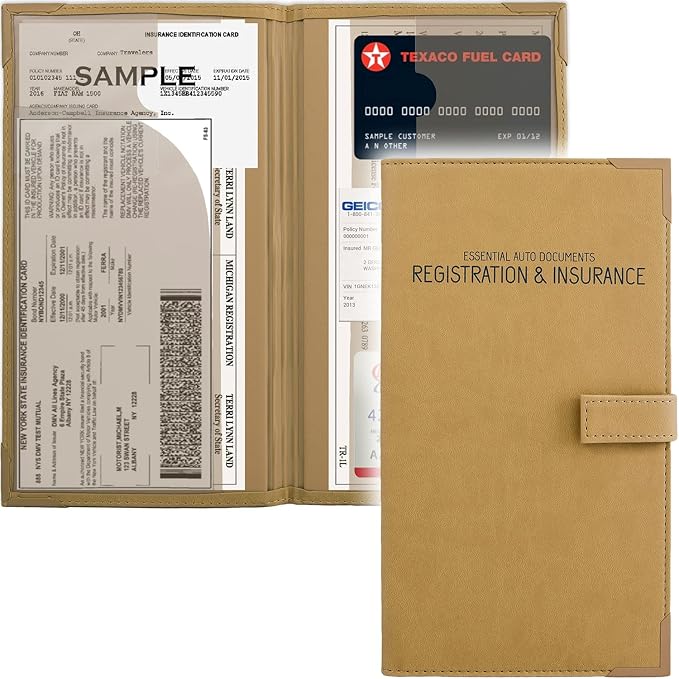 Auto Insurance and Registration Card Holder by PlusXpres