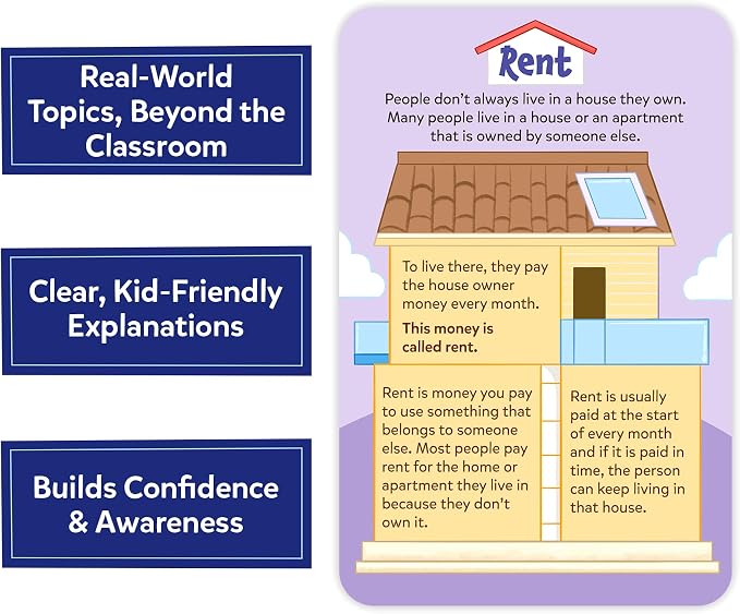 Skillmatics Flashcards for Kids – Learn About Real Things, 70 Cards on Money - Image 5