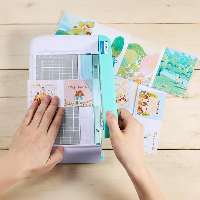Small Paper Cutter for 7 inch Cut Length, Portable& Mini Paper Cutter - Image 8