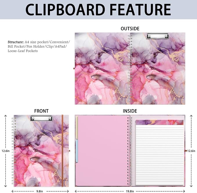 Rimilak Spiral Clipboard Folio - Image 2