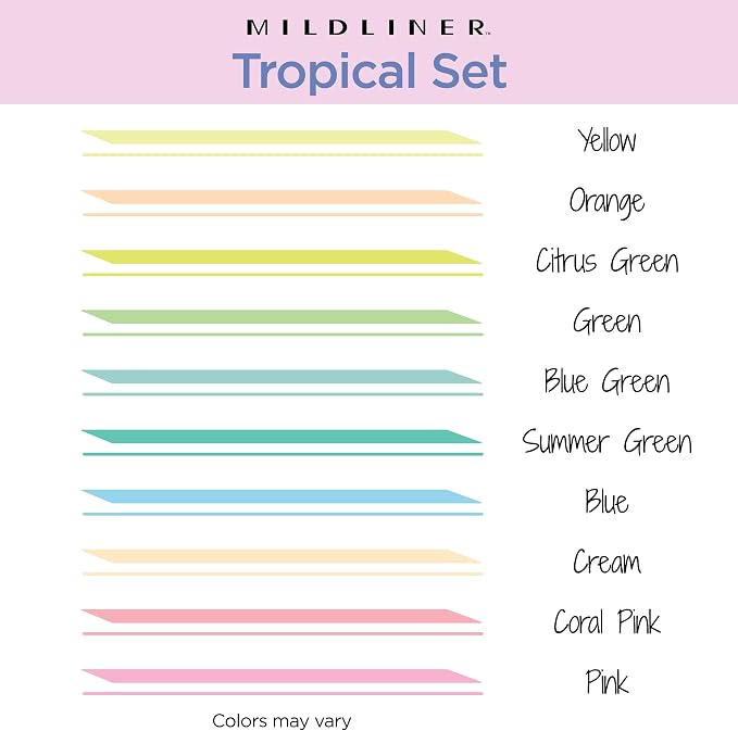 Zebra Pen Mildliner Dual-Tip Highlighter Set, Broad and Fine Point Tips - Image 3