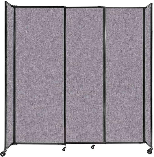 Versare Straightwall Sliding Portable Wall Partition | Freestanding Office by VERSARE