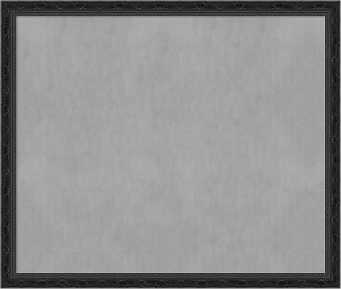 Amanti Art Black Framed Magnetic Board 44x52 Oversize Vision Board by AmantiArt