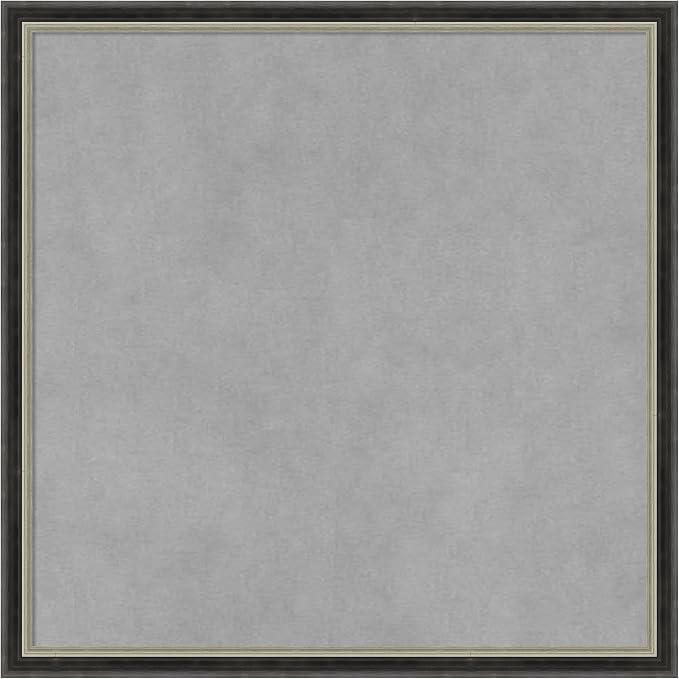 Amanti Art Black Framed Magnetic Board 17x17 Small Vision Board by AmantiArt