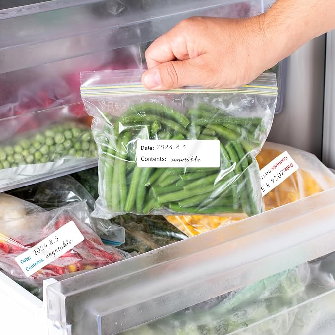 Removable Freezer Labels, 3 Clors 1 x 3 Inch Food Storage Stickers, - Image 5