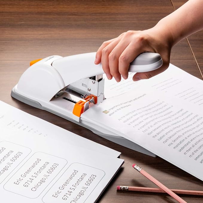Amazon Basics Heavy-Duty Desktop Stapler, 130 Sheets High Capacity, Sturdy - Image 7
