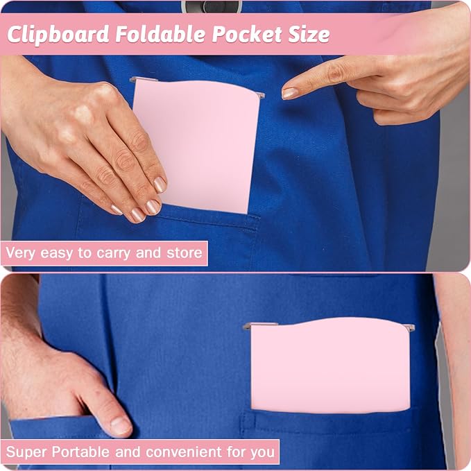 Clipboard Foldable Without Edition Cheat Sheets Aluminum 3 Layers Foldable - Image 2