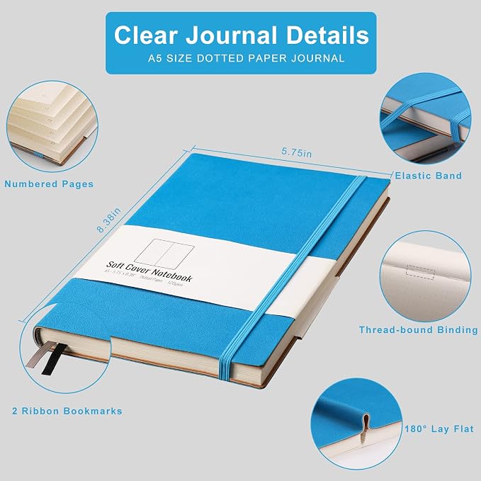 AHGXG Dotted Bullet Grid Journal 2 Pack - Image 4