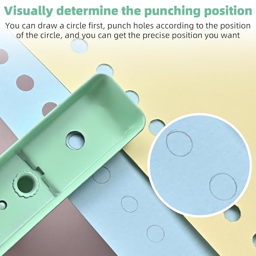 Single Hole Puncher, 1/4" Hole, 50% Labor Savings, Heavy Duty Metal Punch - Image 11