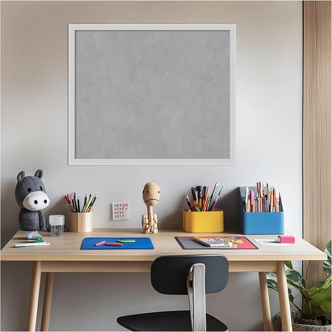 Amanti Art Silver Framed Magnetic Board 21x25 Medium Vision Board - Image 6