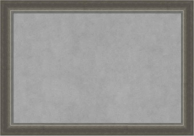 Amanti Art Silver Framed Magnetic Board 19x27 Medium Vision Board by AmantiArt