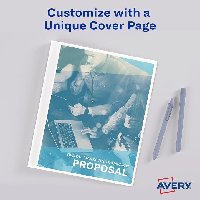 Avery Classic Presentation Book, 12 Non-stick Pages, 1 White Book - Image 2