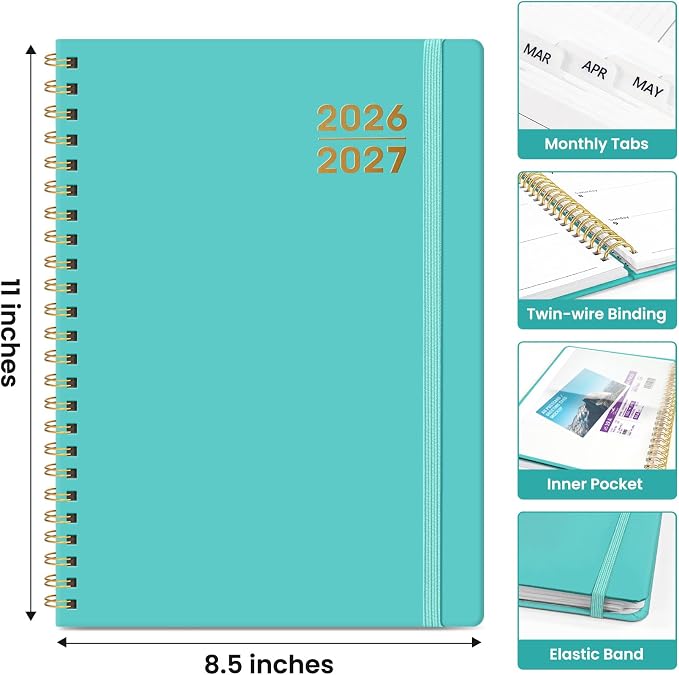 Planner 2026-2027 for Women & Men, Academic Monthly and Weekly Calendar Planner - Image 4