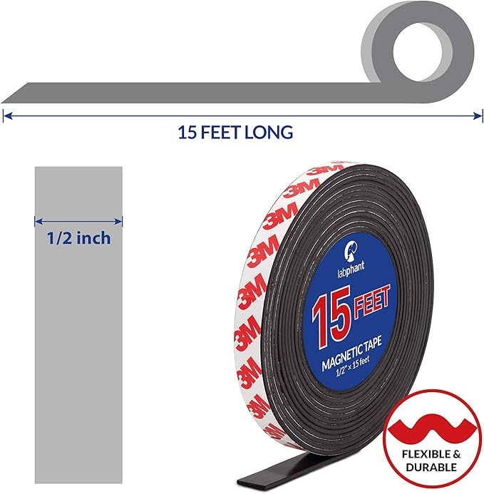 Magnetic Tape, 15 Feet Magnet Tape Roll, - Image 3