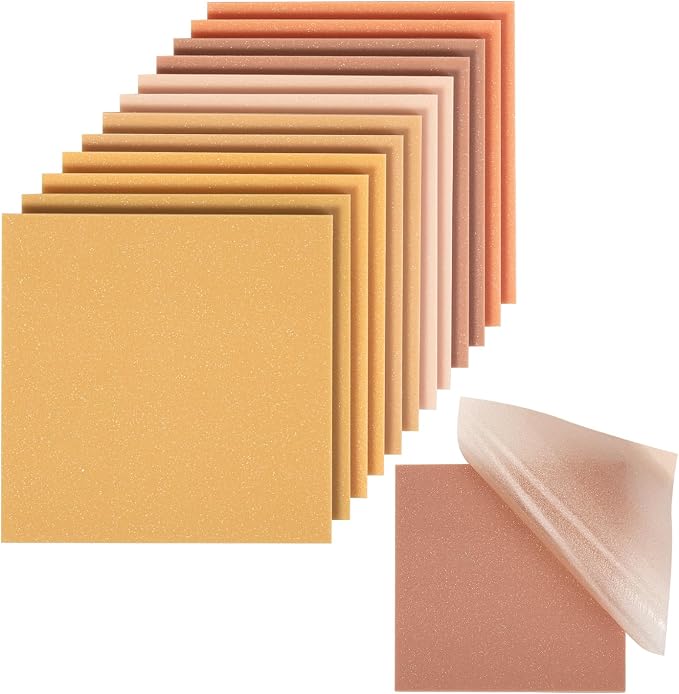 Mr. Pen- Transparent Glitter Sticky Notes, 12 Pads, 600 Sheets | Glitter by MrPen