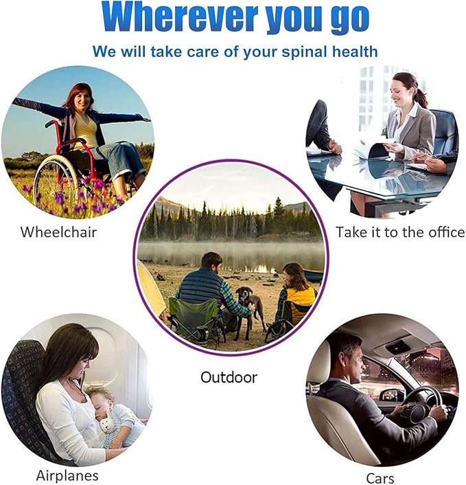 Gel Seat Cushion for Long Sitting Pressure Relief - Image 7