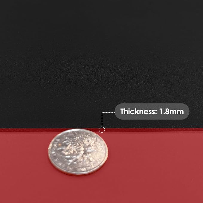 Zinkooat Leather Table Cover, 1.8mm Thick, 36x72 Inch Table Protector, Table - Image 3