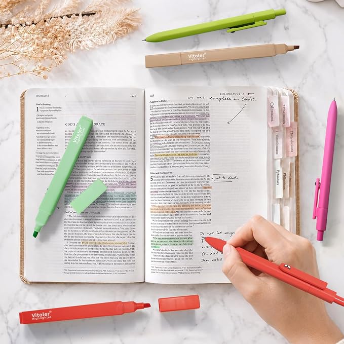Piochoo Highlighters and Pens, School and Office Supplies - Image 6
