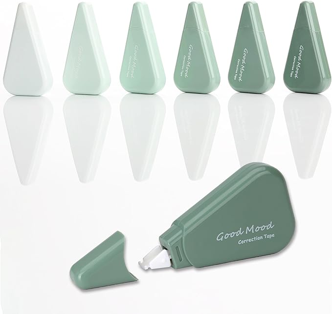 White Correction Tape, 6 Pack, 16.4 Feet Correction Tape, School & Office by Jovanssen