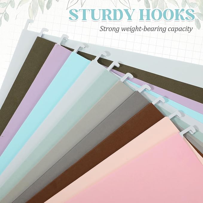12 Pack Decorative Hanging File Folders, Letter Size - Image 3