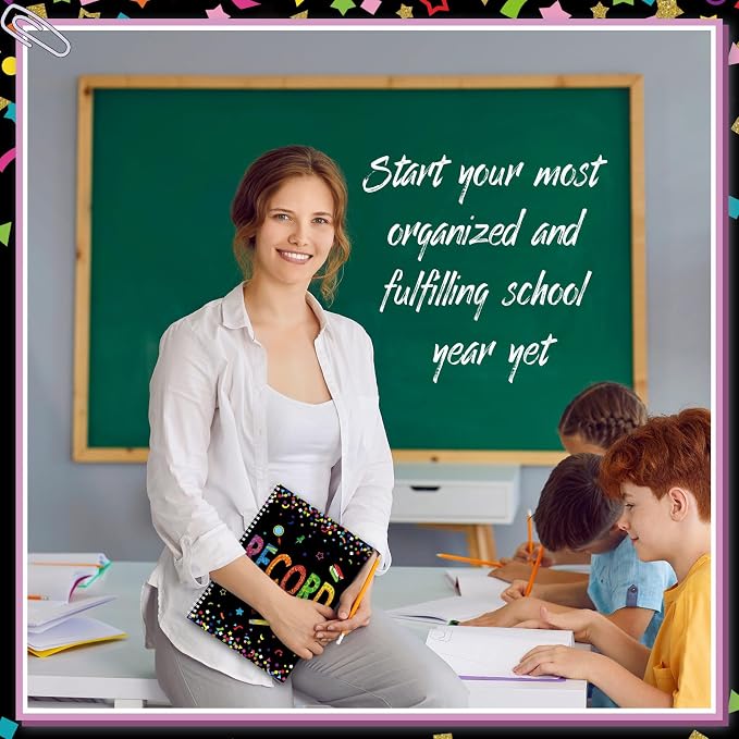 Fuyoooo Teacher Record Book Teacher Grade Books 2026-2027 Spiral Bound Record - Image 7
