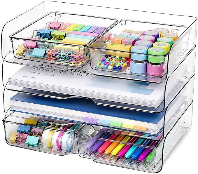 DCA 4 Tier Acrylic Desk Organizer by DCA