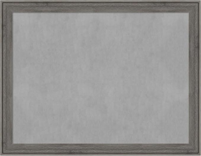 Amanti Art Grey Framed Magnetic Board 21x27 Medium Vision Board by AmantiArt