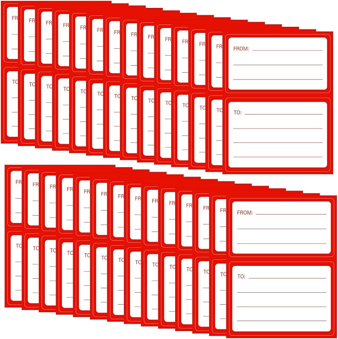to from Return Address Mailing Labels 60 Pcs Blank Self Adhesive Mail Shipping by Mozeat+Lens