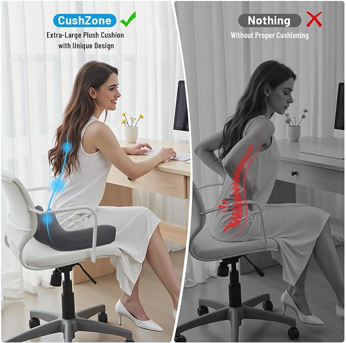CushZone Memory Foam Seat Cushion - Image 7