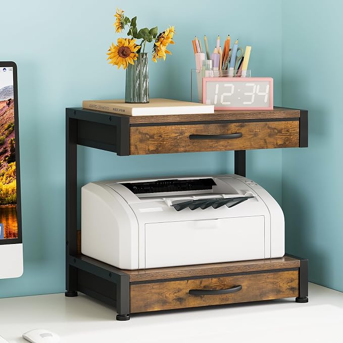 VENNQD 2-Tier Desktop Printer Stand - Image 6
