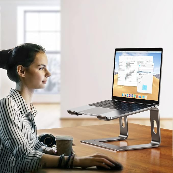 BESIGN LS03 Aluminum Laptop Stand, Ergonomic Detachable Computer Stand - Image 7