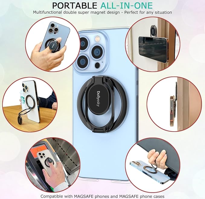 Doflyesky Magnetic Phone Ring Holder - Image 7