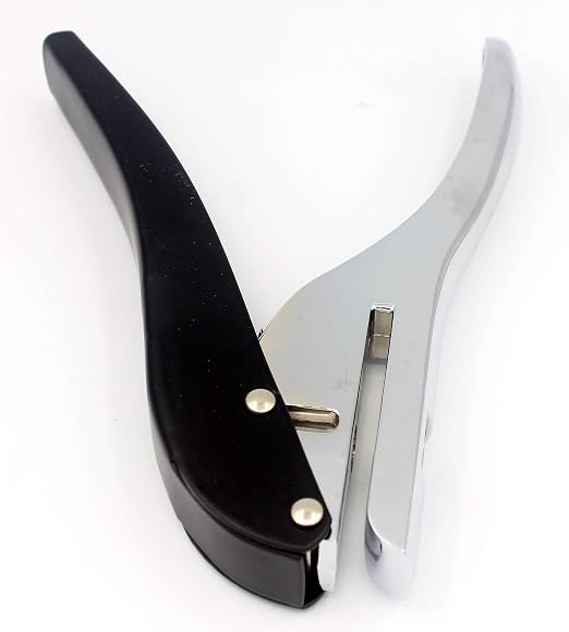 Metal Silver Hand-held 5/16 inch 8mm Round Heavy Duty Single Circle Hole Punch - Image 2