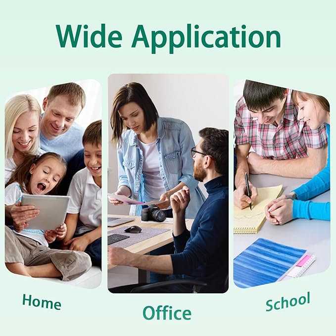 902XL Ink Cartridges Use for HP Printers OfficeJet Pro 6950, 6960 Series OfficeJet Pro 6960, 6970 Series T0A39AN 4-Pack (902XLBK 902CMY)-DeskLoop Office