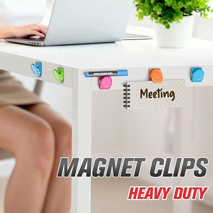 48 Pack Magnetic Clip Heavy Duty, Cute Magnetic Clips - Image 8