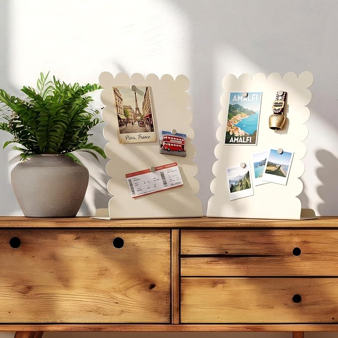 Gueevin 2 Pcs Magnet Board Standing Magnetic Metal Board - Image 6