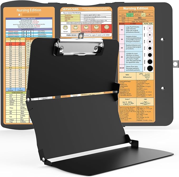 Nursing Clipboard Foldable Aluminum by Cooperwin