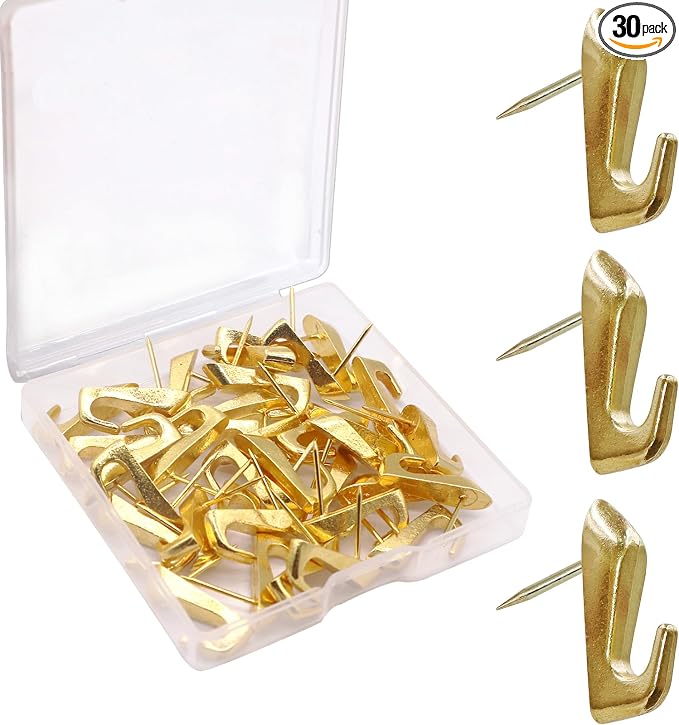 Push Pin Picture Hooks, Push Pin Hangers, Decorative Push Pins by Atsky