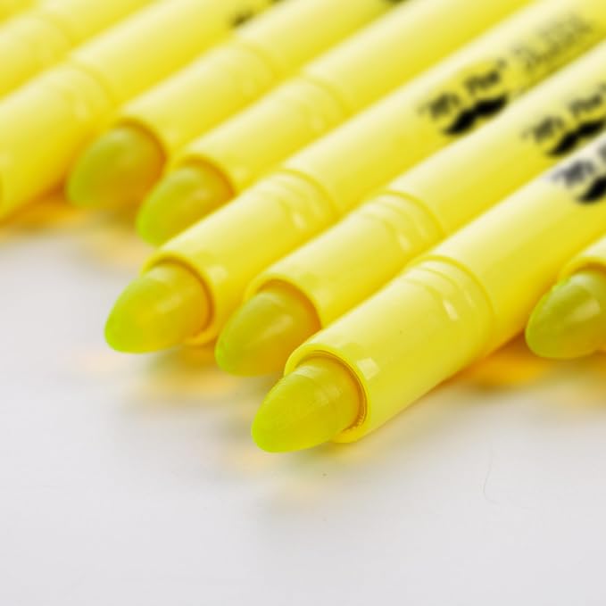 Mr. Pen- Yellow Gel Highlighter, 20 Pack | Bulk Twist-Up Bible Highlighters No - Image 7