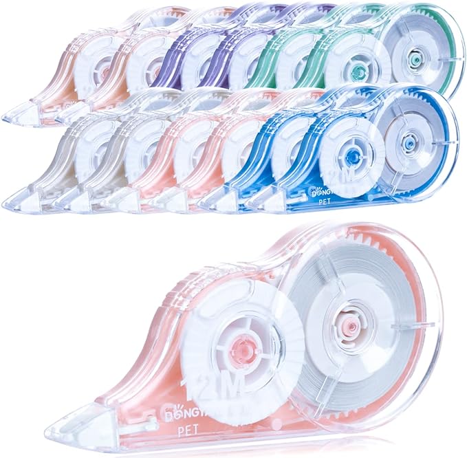 Correction Tape, 12 Pack Correction Tape Dispenser, Study Supplies and Office by DOSEWART