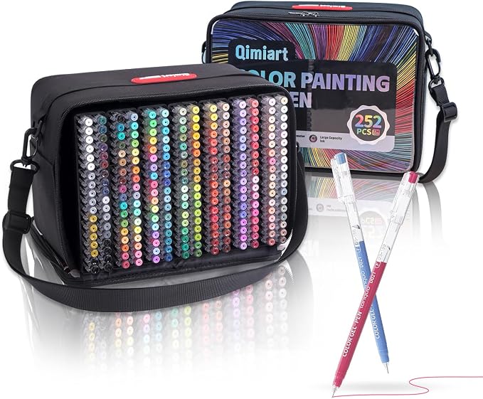Colored Pen Gift Set, 252 Pack Colorful Gel Pens by ReliableAffordableQuality