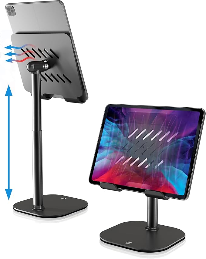 COOPER TabHolder, 7-10" Height Adjustable Tablet Stand, Premium iPad Stand by CooperCases