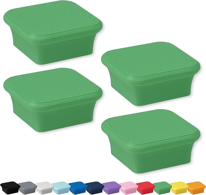 Glassboard Studio MiniBar Magnet - Strong Neodymium Rare Earth Magnets for Fridge, Whiteboard, Locker & Magnetic Glassboards - Ideal for Crafting & Office Use - Strong Fridge Magnets (Spring Green, 4)-DeskLoop Office